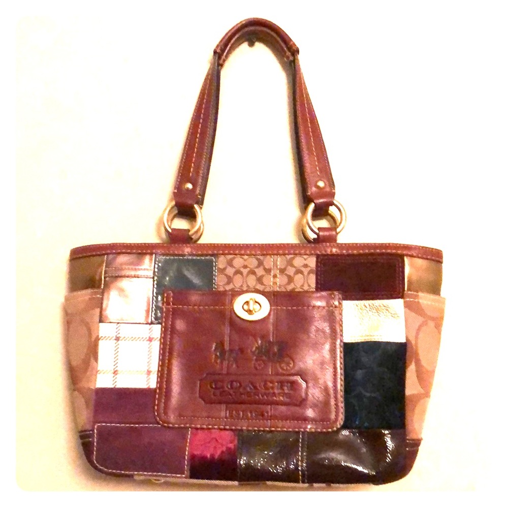 Patchwork Coach Purse Circa 2007 - image 1